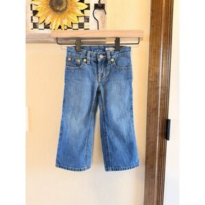 Polo Ralph Lauren Toddler Boys Hampton Straight Jeans Size 2T Medium Wash Denim